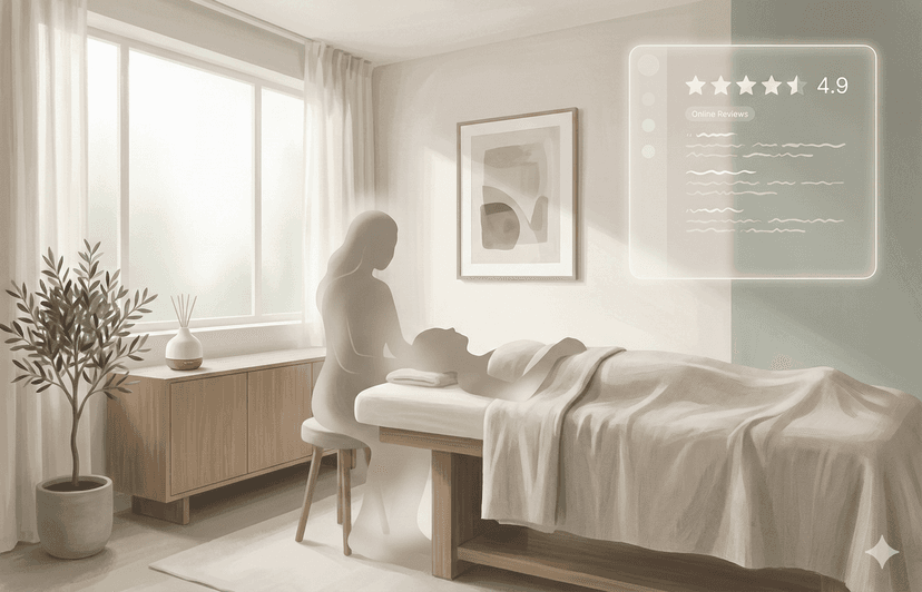 Illustration representing a medspa business